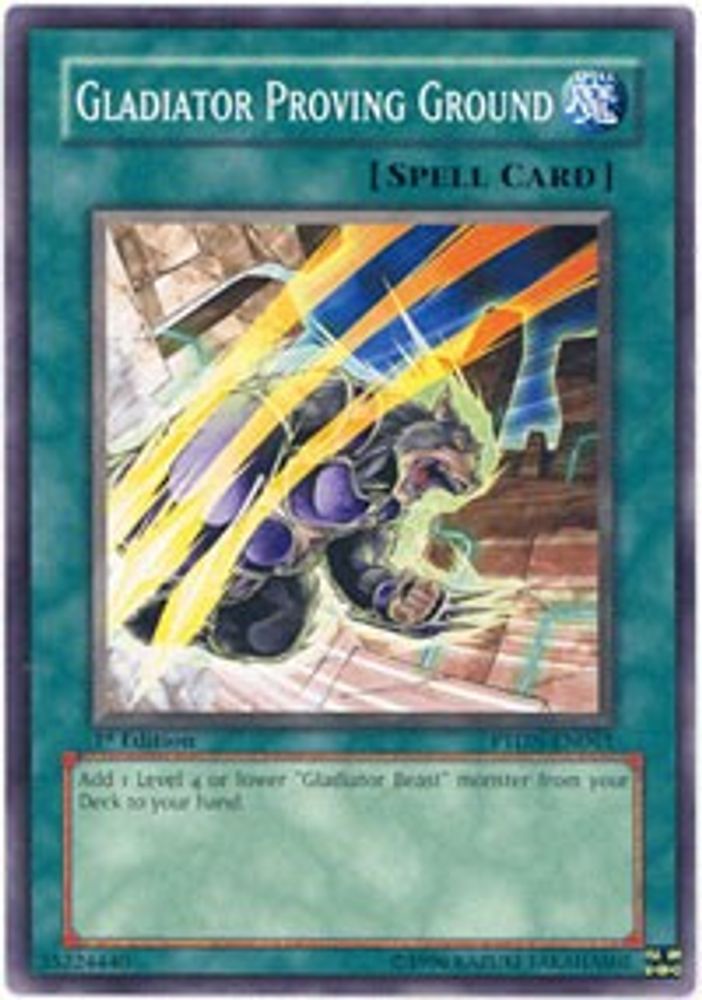 Gladiator Proving Ground, 1st-edition, front