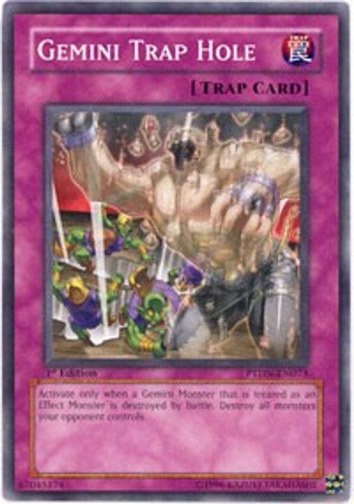 Gemini Trap Hole, 1st-edition, front