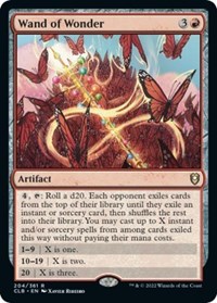 Wand of Wonder, Commander Legends: Battle for Baldur's Gate
