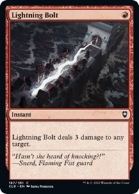Lightning Bolt, Commander Legends: Battle for Baldur's Gate