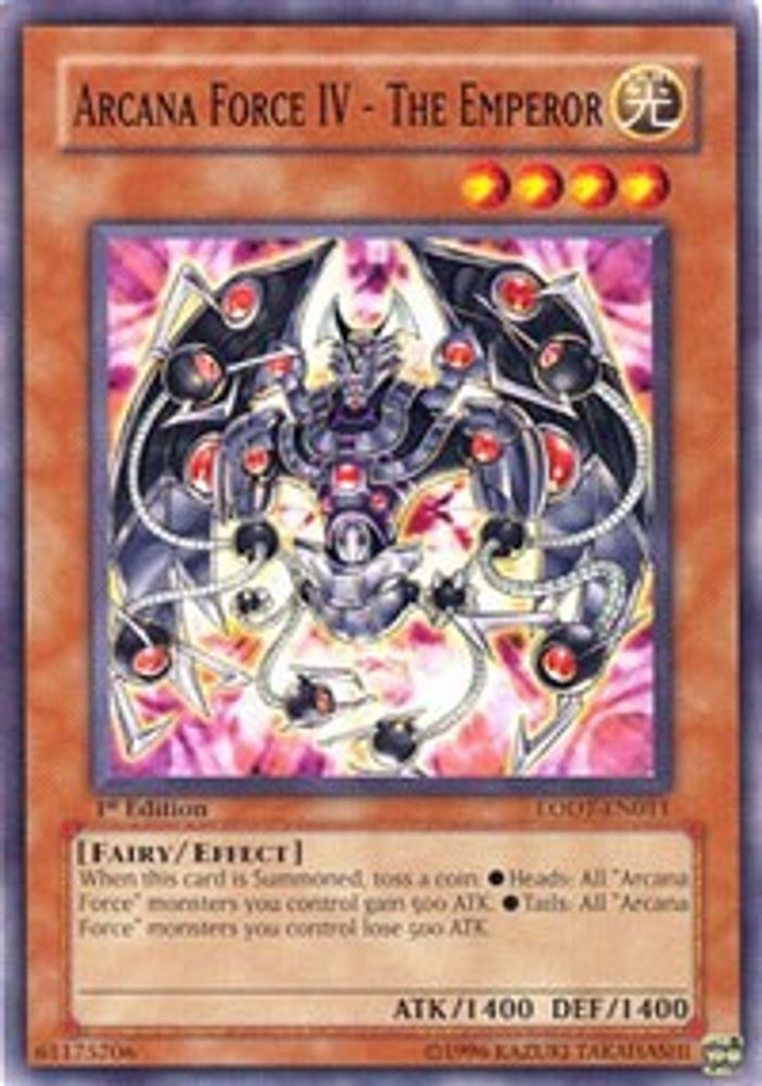 Arcana Force IV - The Emperor, 1st-edition, front