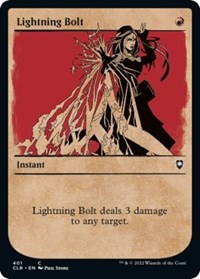 Lightning Bolt (Showcase), Commander Legends: Battle for Baldur's Gate