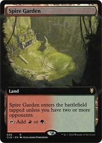 Spire Garden (Extended Art), Commander Legends: Battle for Baldur's Gate