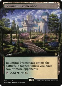 Bountiful Promenade (Extended Art), Commander Legends: Battle for Baldur's Gate