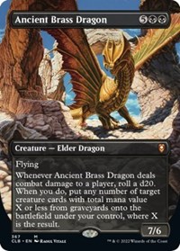 Ancient Brass Dragon (Borderless), Commander Legends: Battle for Baldur's Gate