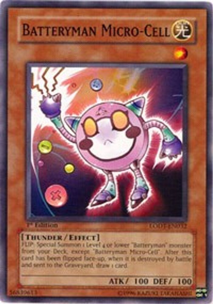 Batteryman Micro-Cell, 1st-edition, front