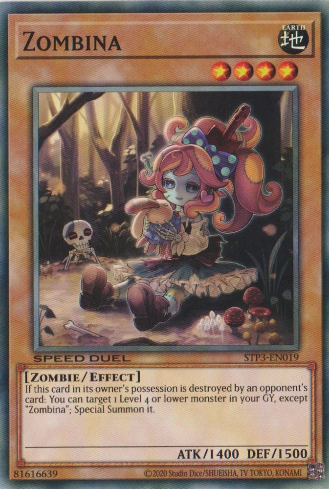 Zombina, Unlimited, front