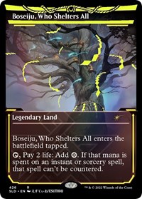 Boseiju, Who Shelters All (Neon Yellow), Secret Lair Drop Series