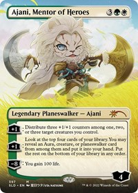 Ajani, Mentor of Heroes (Borderless), Secret Lair Drop Series