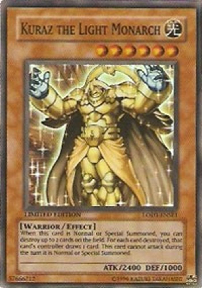 Kuraz the Light Monarch, Limited, front