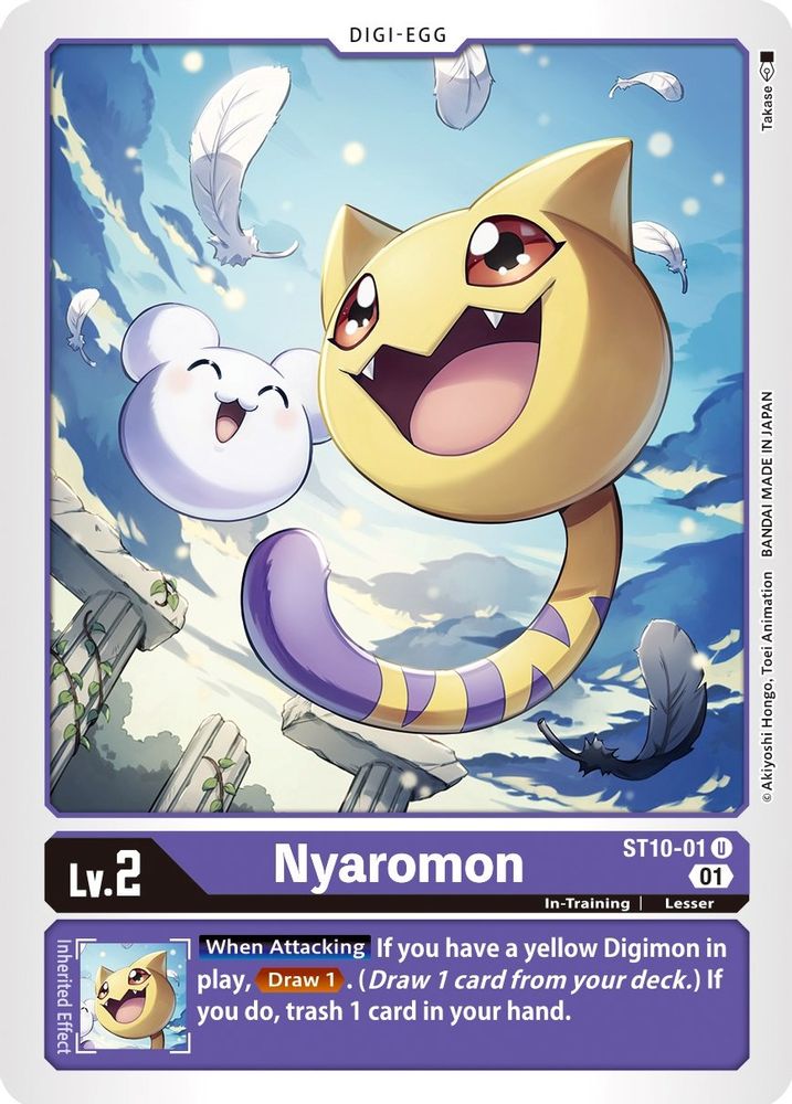 Nyaromon, Standard, front