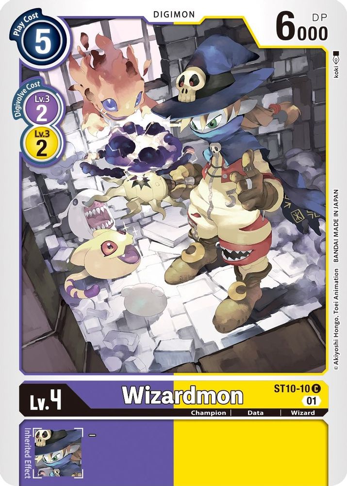 Wizardmon, Standard, front