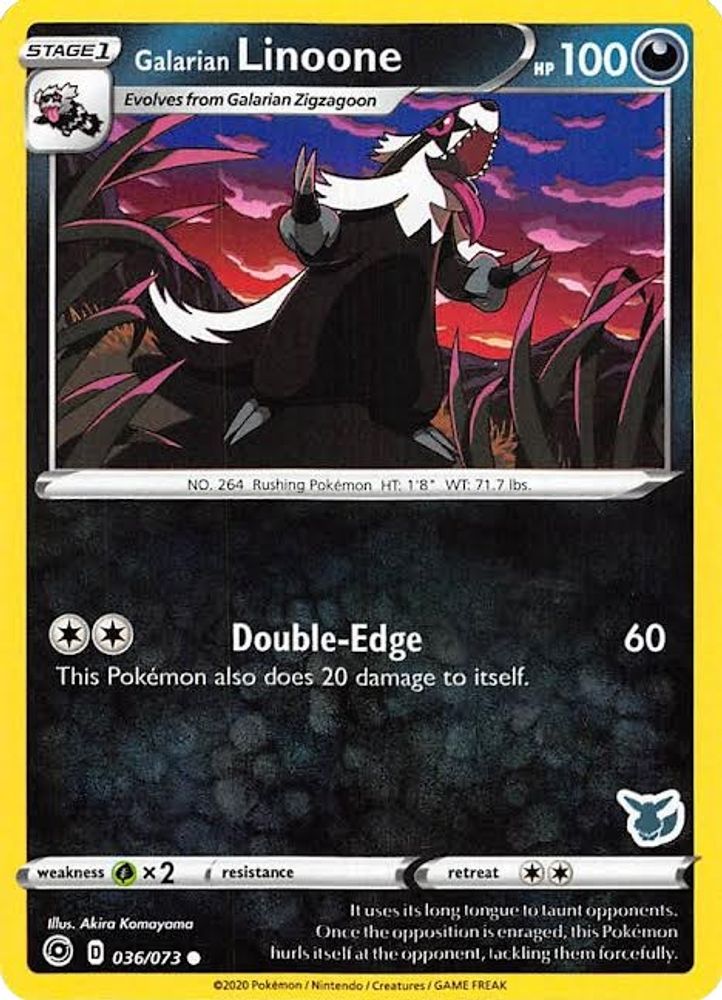 Galarian Linoone - 036/073 (Eevee Stamped)
