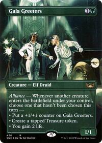 Gala Greeters (English), Unique and Miscellaneous Promos