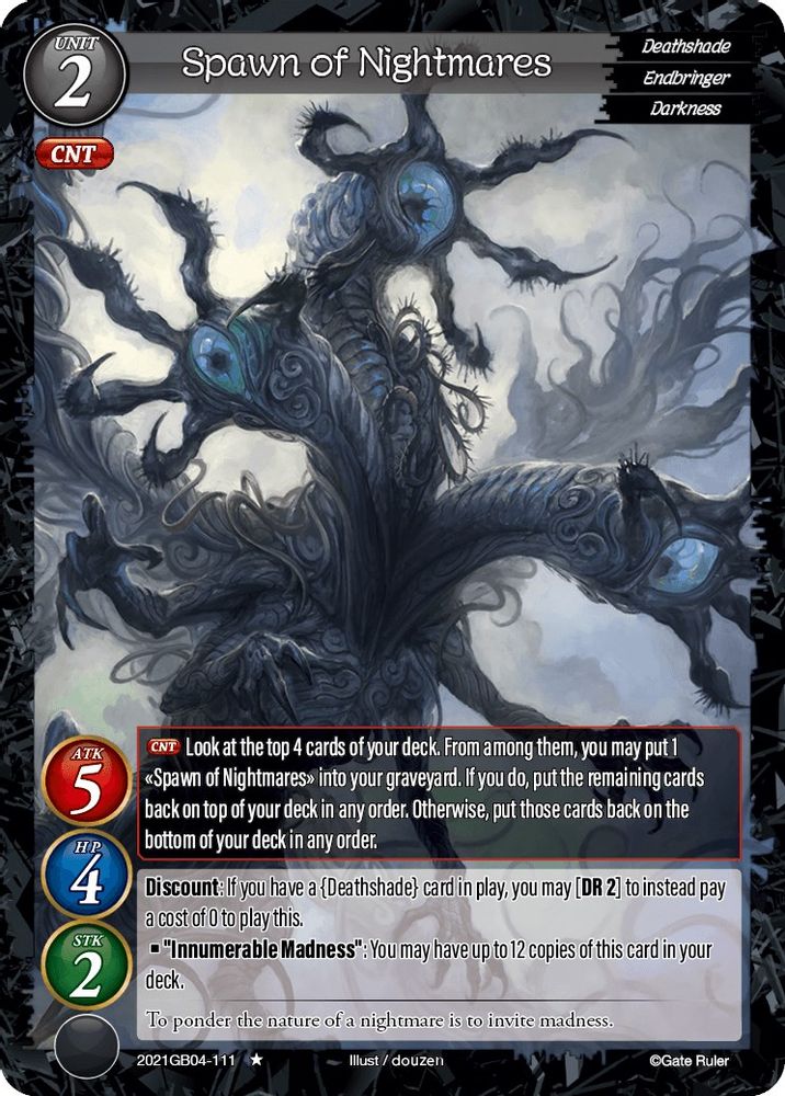 Spawn of Nightmares, Standard, front