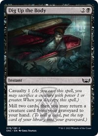 Dig Up the Body, Streets of New Capenna