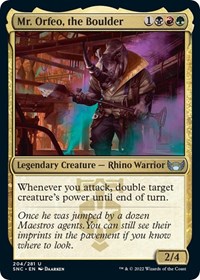 Mr. Orfeo, the Boulder, Streets of New Capenna