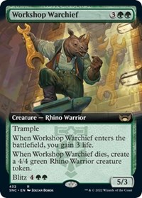 Workshop Warchief (Extended Art), Streets of New Capenna