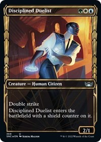 Disciplined Duelist (Gilded Foil), Streets of New Capenna