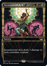 Incandescent Aria (Gilded Foil), Streets of New Capenna