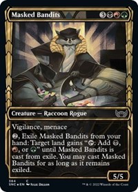 Masked Bandits (Gilded Foil), Streets of New Capenna
