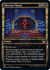 Obscura Charm (Gilded Foil), Streets of New Capenna