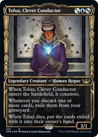 Toluz, Clever Conductor (Gilded Foil), Streets of New Capenna