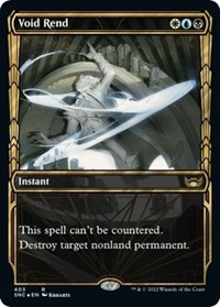 Void Rend (Gilded Foil), Streets of New Capenna