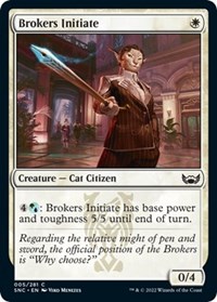 Brokers Initiate, Streets of New Capenna