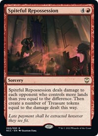 Spiteful Repossession, Commander: Streets of New Capenna
