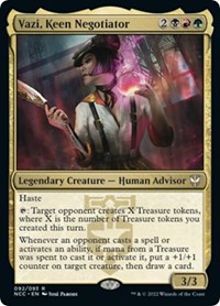 Vazi, Keen Negotiator, Commander: Streets of New Capenna