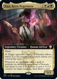 Vazi, Keen Negotiator (Extended Art), Commander: Streets of New Capenna