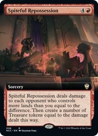 Spiteful Repossession (Extended Art), Commander: Streets of New Capenna