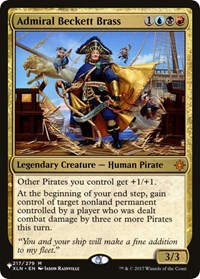 Admiral Beckett Brass, The List Reprints