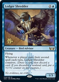 Ledger Shredder, Prerelease Cards