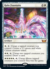 Halo Fountain, Prerelease Cards