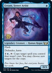 Errant, Street Artist, Prerelease Cards
