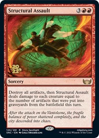 Structural Assault, Prerelease Cards