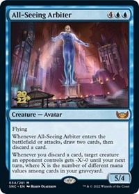 All-Seeing Arbiter, Prerelease Cards