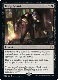 Body Count, Commander: Streets of New Capenna