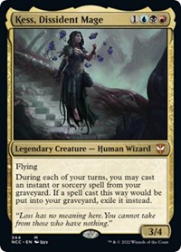 Kess, Dissident Mage, Commander: Streets of New Capenna