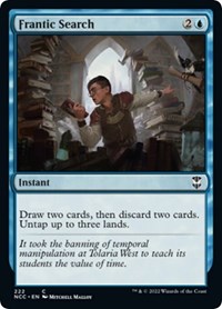 Frantic Search, Commander: Streets of New Capenna