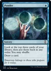 Ponder, Commander: Streets of New Capenna