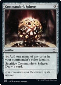 Commander's Sphere, Commander: Streets of New Capenna