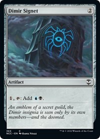 Dimir Signet, Commander: Streets of New Capenna