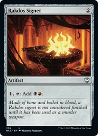 Rakdos Signet, Commander: Streets of New Capenna