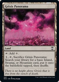 Grixis Panorama, Commander: Streets of New Capenna
