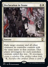 Declaration in Stone, Commander: Streets of New Capenna