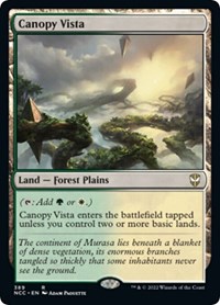Canopy Vista, Commander: Streets of New Capenna