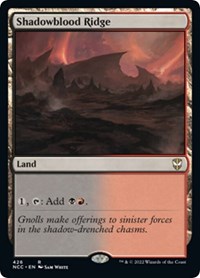 Shadowblood Ridge, Commander: Streets of New Capenna